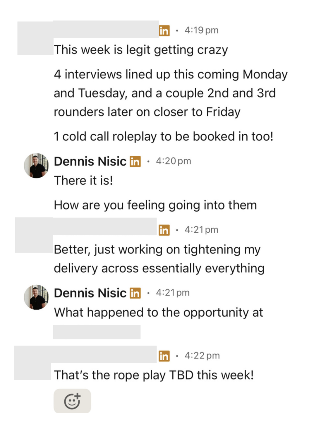 LinkedIn message screenshot 8