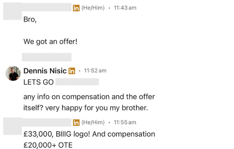 Message to a SalesBuddy Director